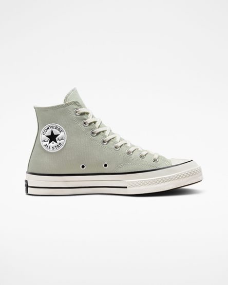 Pánské Boty Vysoké Converse Chuck 70 Vintage Platene Olivy Zelené Černé | CZ UBTM29